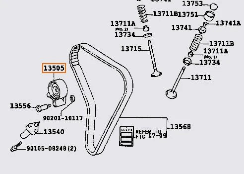 OEM Toyota - 1JZ Timing Belt Idler